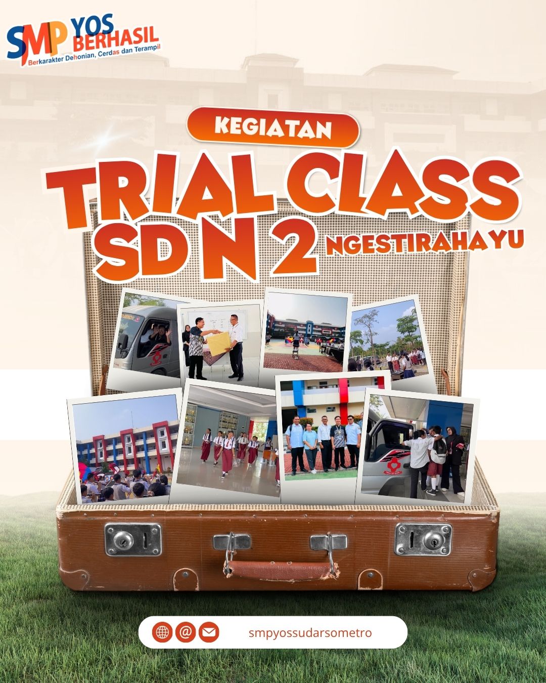 SD Negeri 2 Ngestirahayu Ikuti Trial Class di SMP Yos Sudarso Metro