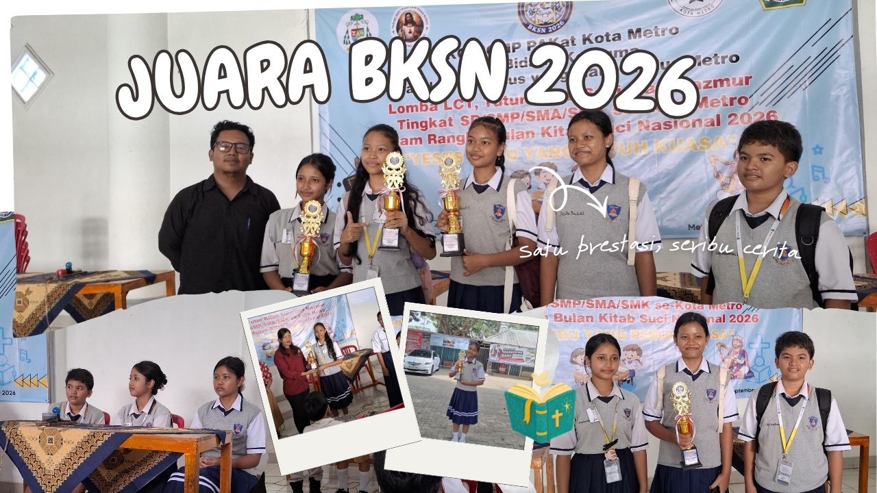 SMP Yos Sudarso Metro Raih Prestasi dalam Lomba Bulan Kitab Suci Nasional 2026 Tingkat Kota Metro